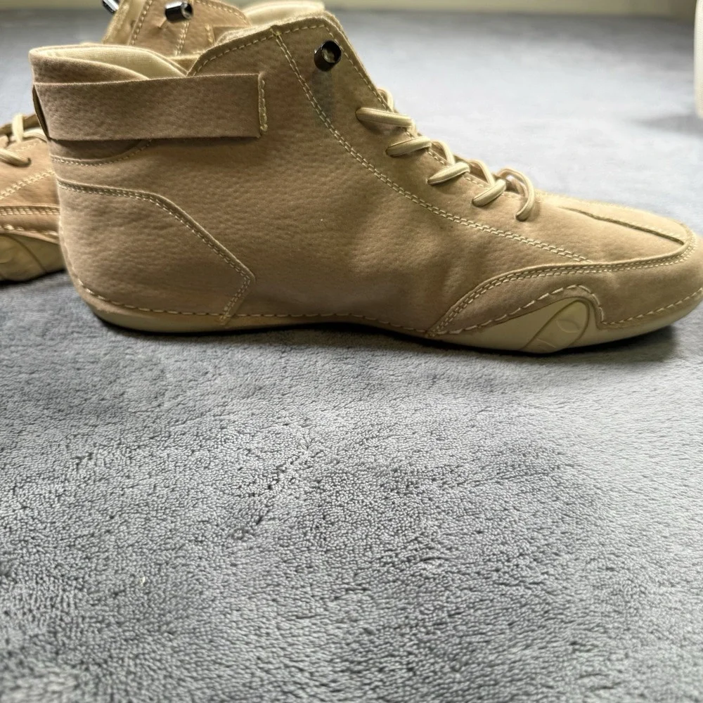LDeck Australian Beige Boxing Shoes Mens US 7 EU 40 Suede Chukka Boots